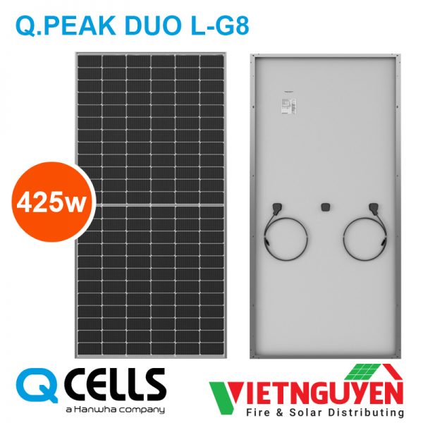 tấm pin năng lượng mặt trời Q-Cell 425w